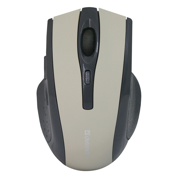 Myš Defender Accura MM-665, 1600DPI, optická, 6tl., bezdrátová, černo-šedá