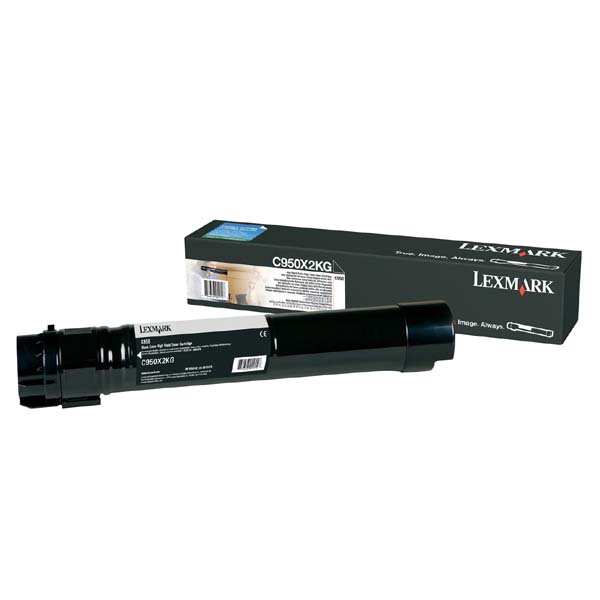 Toner Lexmark C950, black, C950X2KG, originál