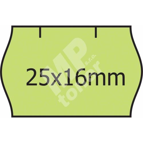Cenové etikety 25 x 16 CONTACT zelená (40) 1