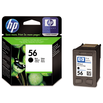 Inkoustová cartridge HP C6656AE, DeskJet 450, 5652, 5150, 5850, black, No.56, originál