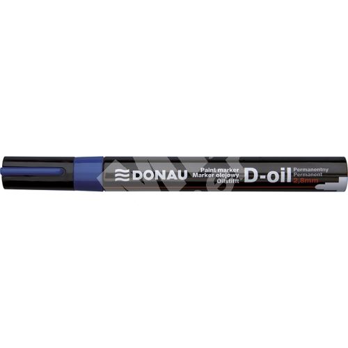 Donau D-oil lakový popisovač, 2,8 mm, modrý 1