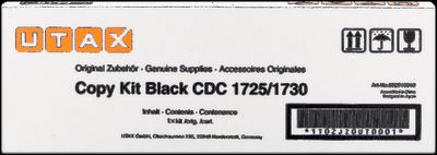 Toner Utax CD C1725/C1730, TA DC C2725, black, 652510010, originál