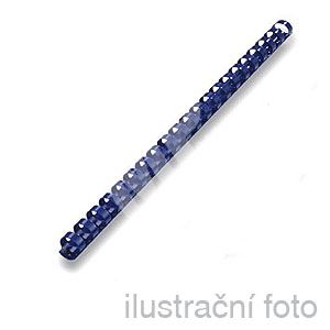 Plastové hřbety pro vazbu 9/16", 19 mm, modré 1