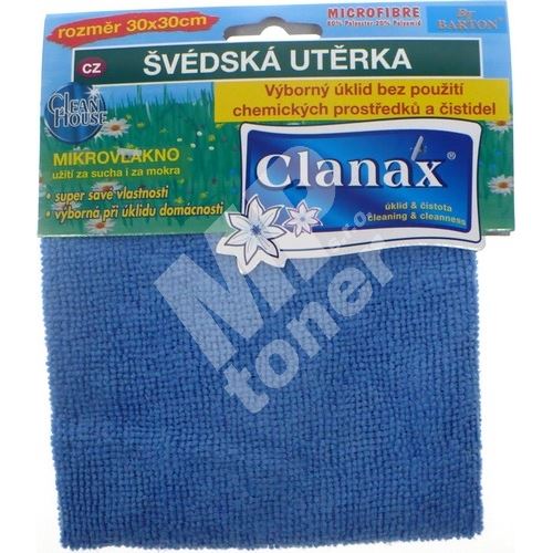 Clanax Švédská utěrka 30 x 30 cm 1 kus 1