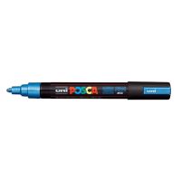 Uni Posca PC-5M akrylový popisovač, 2,5 mm, metal. modrý 2 (1)