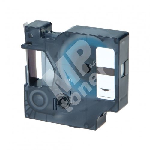 Kompatibilní páska Dymo 45803, S0720830, 19mm x 7m, černý tisk/bílý podklad 1