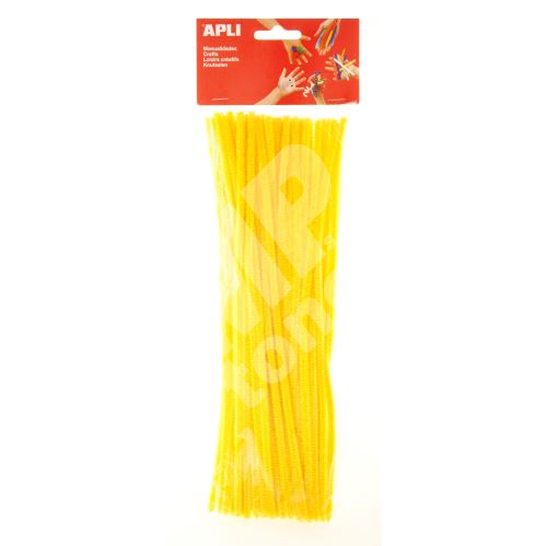 Modelovací drátky žinylka Apli, 30cm, žluté 1