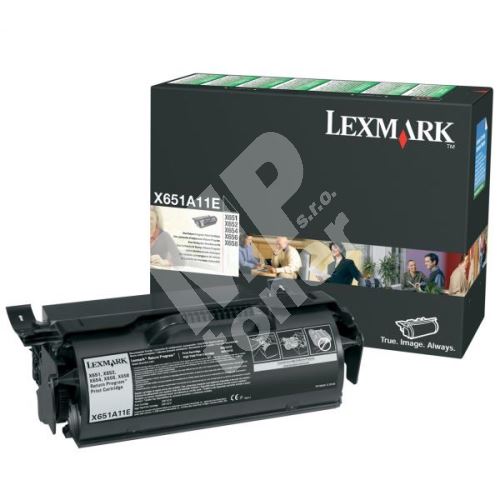 Toner Lexmark X651, 0X651A11E, originál 1