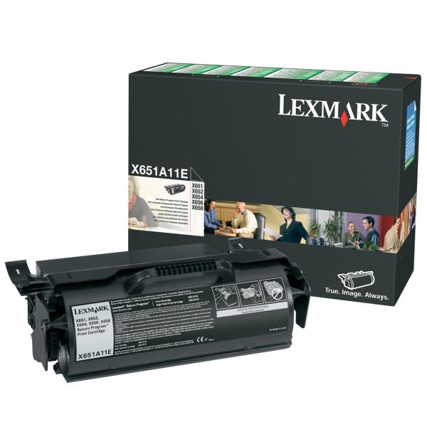 Toner Lexmark X651, X652, X654, X656, X658, 0X651A11E, originál