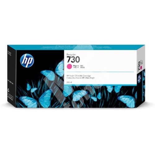 Cartridge HP P2V69A, magenta, No.730, originál 1