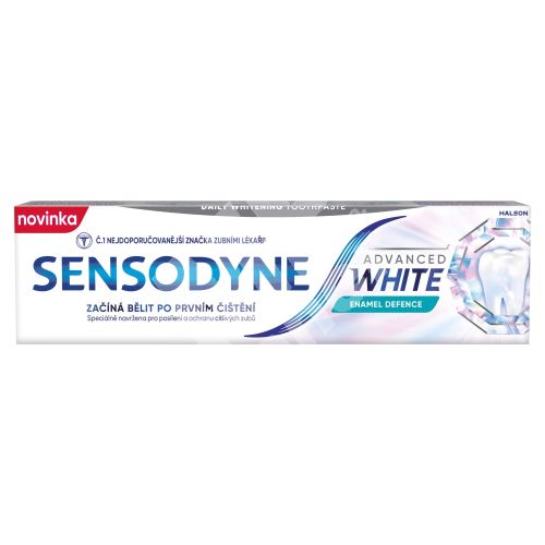 Sensodyne Advanced White Enamel Defence zubní pasta pro citlivé zuby, 75 ml 1