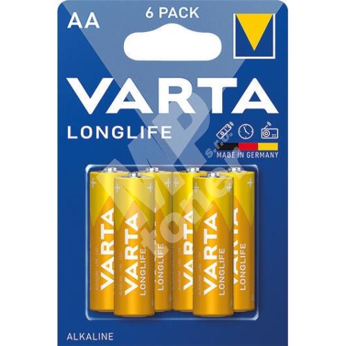 Baterie Varta Longlife LR6/6, AA, 1,5V 1