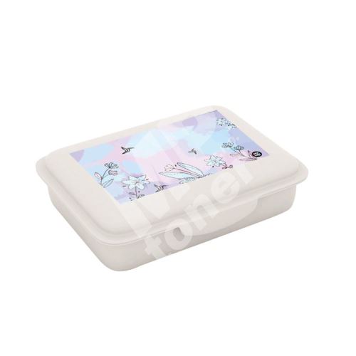 Box na svačinu s přihrádkou Kolibřík Pastel 1