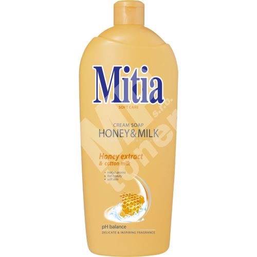 Mitia Honey & Milk tekuté mýdlo, 1 l 1