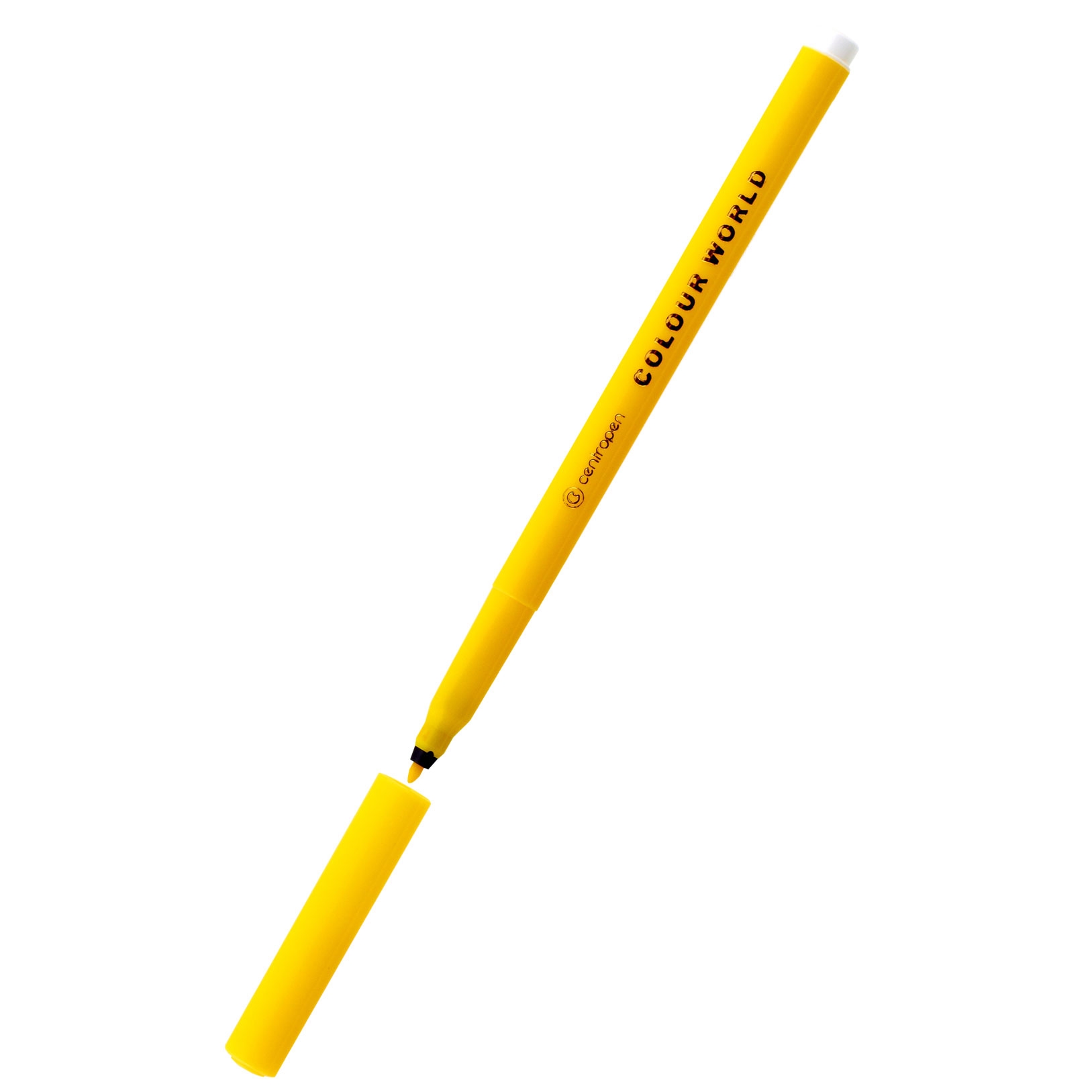 Popisovač Centropen 7550 vypratelné, 1 mm, žlutý