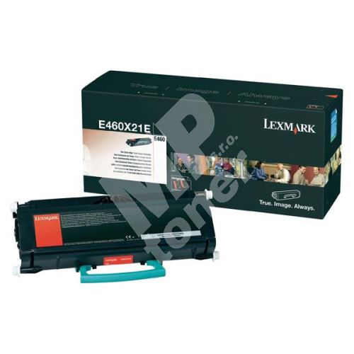 Toner Lexmark E460X31E,  black, originál 1