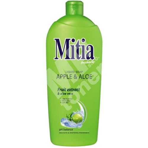 Mitia Apple & Aloe tekuté mýdlo náhradní náplň 1 l 1