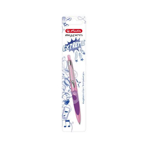 Kuličkové pero Herlitz My.pen, růžovo-fialové 1