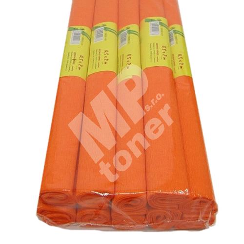 Krepový papír 50x200cm oranžový 1