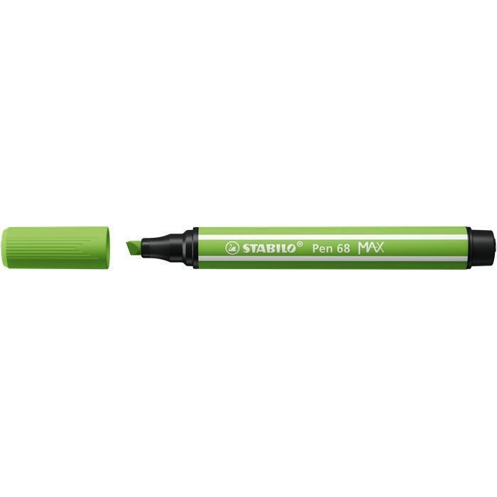Fix Stabilo Pen 68 MAX, 1-5 mm, světle zelená
