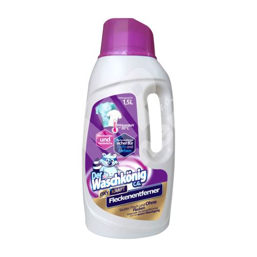 Waschkönig odstraňovač skvrn Fleckentferner Oxy Kraft tekutý, 1.5L 1