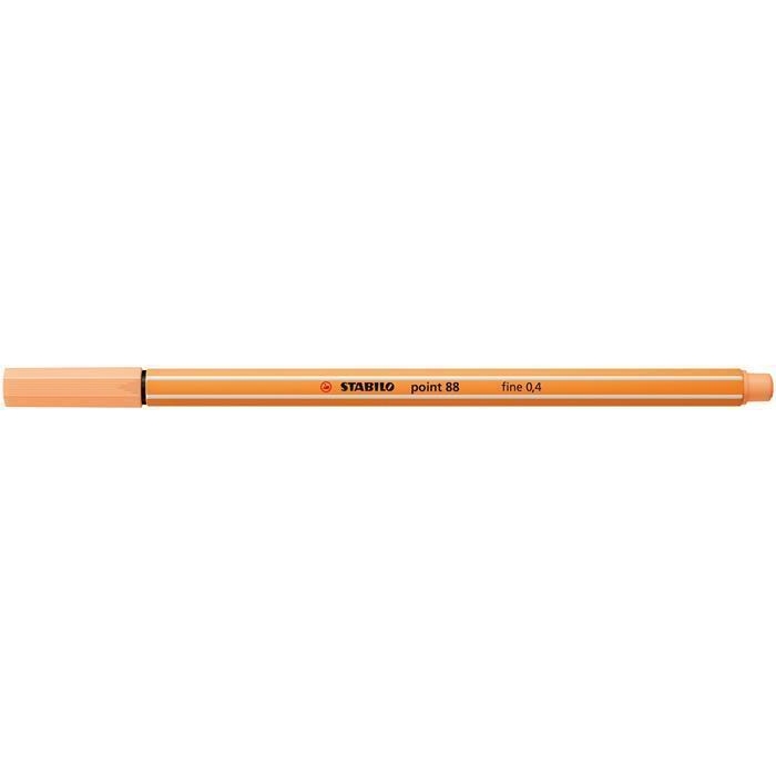 Liner STABILO Point 88, 0,4mm, 88/25, světle oranžová