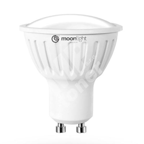 LED žárovka Moonlight GU10, 220-240V, 5W, 405lm, 6000k, studená, 50000h, 2835, 1