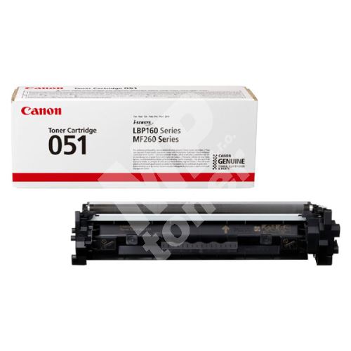 Toner Canon CRG 051, black, 2168C002, originál 1