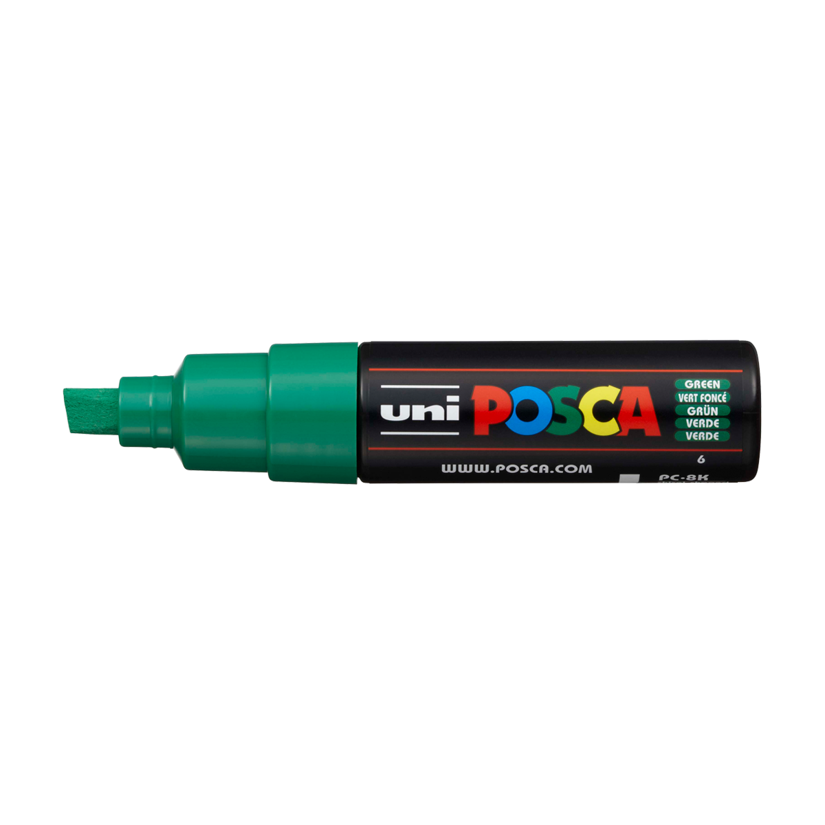 Akrylový popisovač Uni Posca PC-8K, 8 mm, zelený