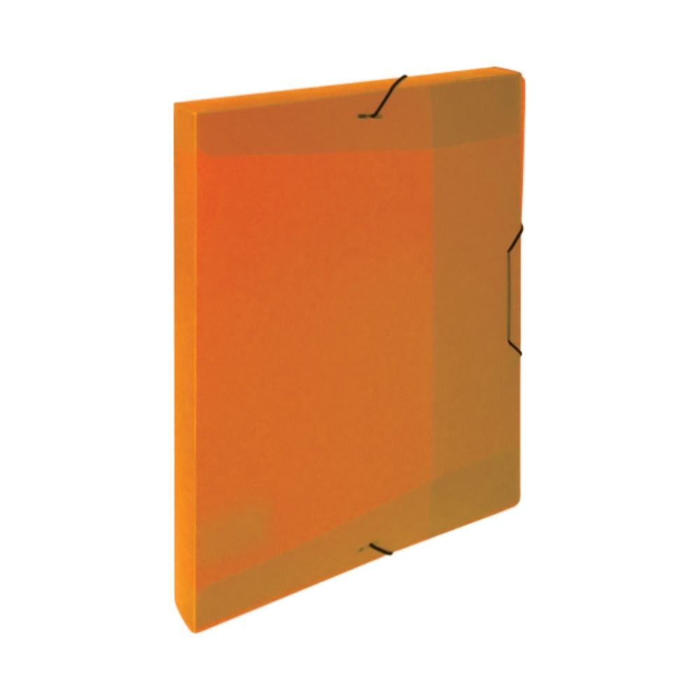 Krabice na spisy s gumou A5 Opaline, oranžová