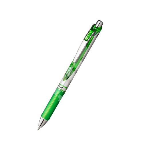 Pentel EnerGel BL77, gelové pero, světle zelené 1