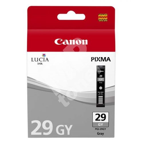 Cartridge Canon PGI-29GY, 4871B001, grey, originál 1