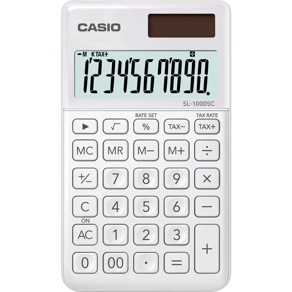 Kalkulačka Casio SL 1000 SC WE, bílá