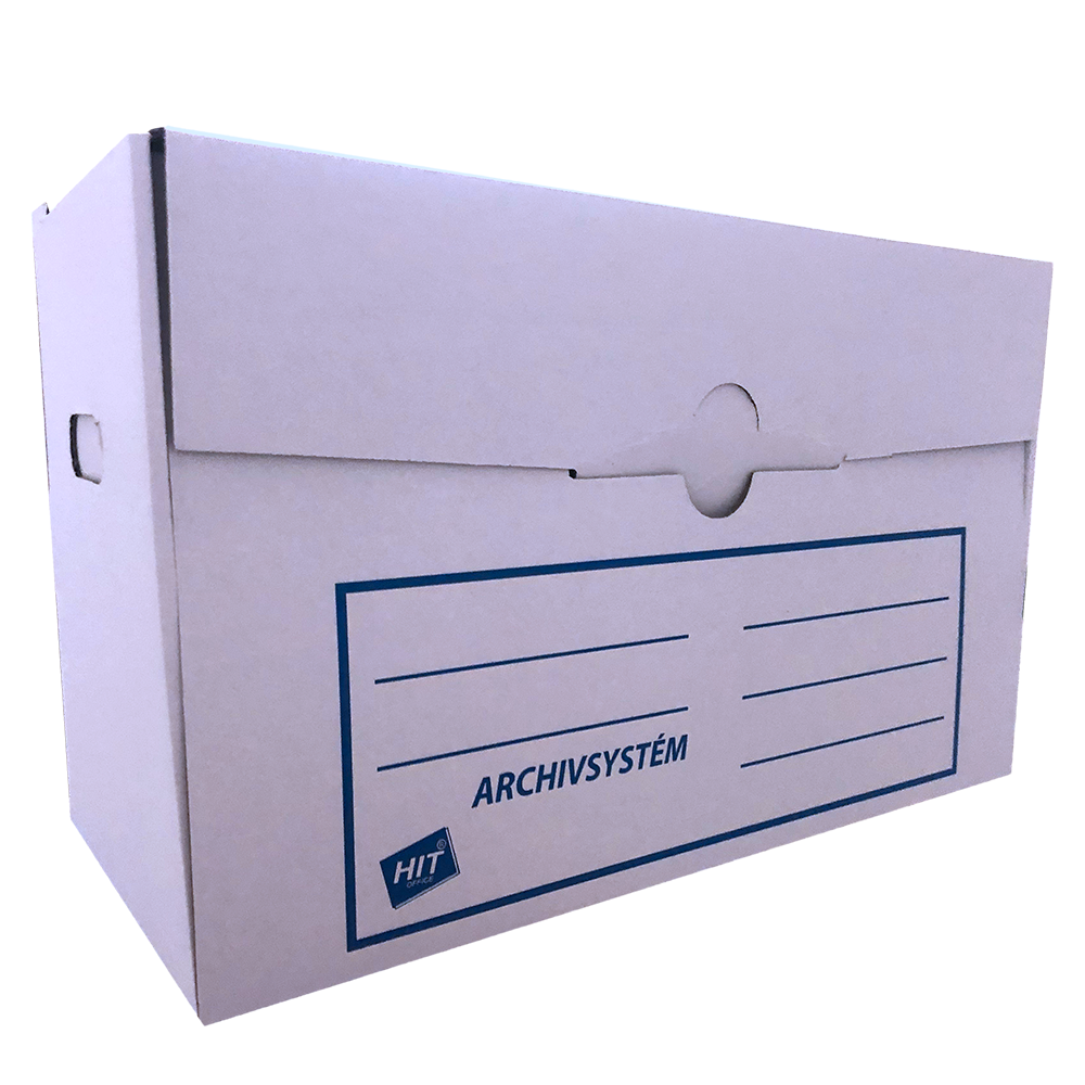 Archivní systém Hit pro 5 krabic, 53,5x35x27cm, bílo-hnědá