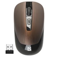 Myš Defender Wave MM-995, 1600DPI, optická, 3tl., bezdrátová, bronzová Myš Defender Wave MM-995, 1600DPI, optická, 3tl., bezdrátová, bronzová