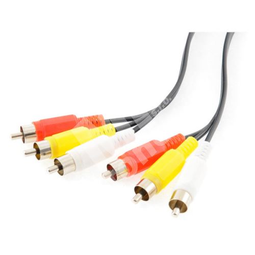 Audio/Video Kabel cinch M 3x/cinch M 3x, 1,5 m 1