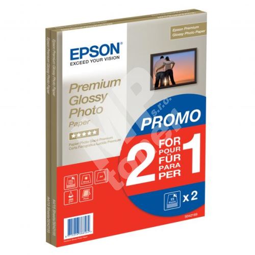 Epson Premium Glossy, lesklý, bílý, A4, 255 g/m2, C13S042169, INK. 1