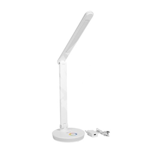 Stolní LED lampa Platinet, 12W, stmívatelná, dotykové ovládání, USB port, bílá 1