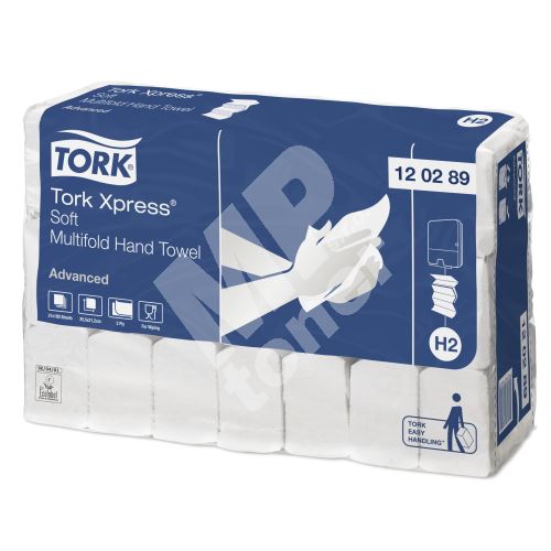 Tork Xpress jemné papírové ručníky Multifold, Advanced, bílá, H2 1