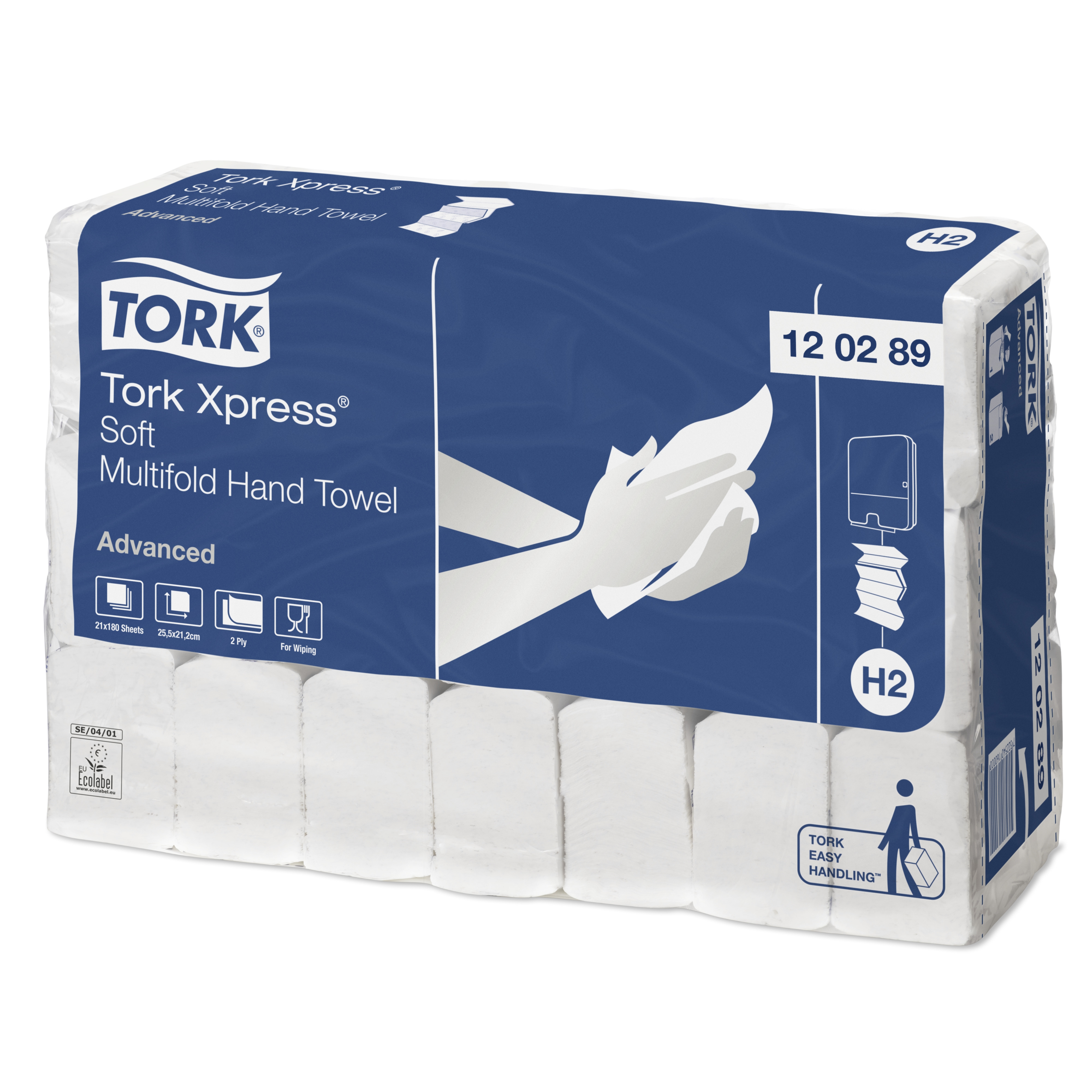 Tork Xpress jemné papírové ručníky Multifold, Advanced, bílá, H2