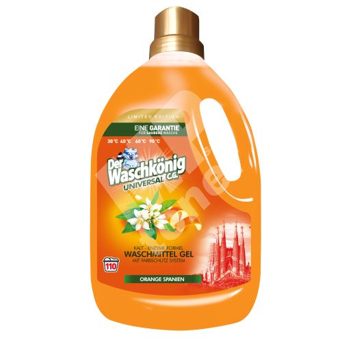 WaschKönig prací gel Universal Orange Spanien - 110 dávek 3,305 L 1