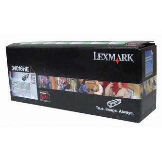 Toner Lexmark E330, E332n, E340, E342n, černá, 34016HE, return, originál