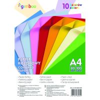 Barevný papír Donau A4, 80 g/m2, 100 listů, mix barev