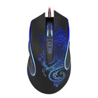 Herní myš Defender Venom GM-640L, 3200DPI, optická, 8tl., drátová USB, černá, 2 (1)