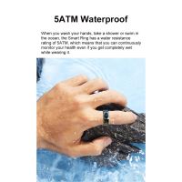 Smart Ring Pro Powerton, měř.stresu, srdeč.tepu, monitoring spánku, 8, stříbrný 10 (10)