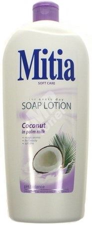Mitia Coconut in palm milk krémové tekuté mýdlo náhradní náplň 1 l 1