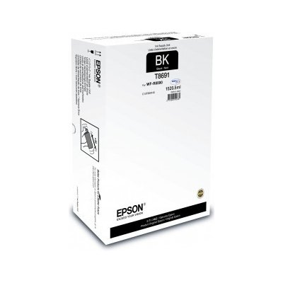 Inkoustová cartridge Epson C13T869140, WorkForce Pro WF-R8590, black, XXL, originál