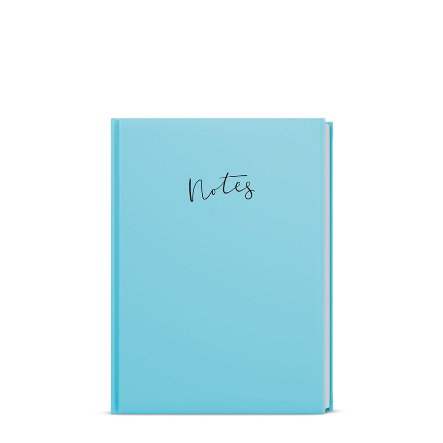 Notes linkovaný A6, Lamino Pastel - modrá