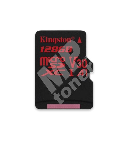 Kingston 128GB microSDXC Canvas React U3 100R/70W V30 A1 + bez adapteru 1