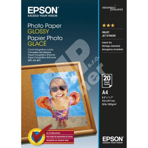 Epson C13S042538, foto papír, A4, lesklý, 200 g/m2, 20ks 1